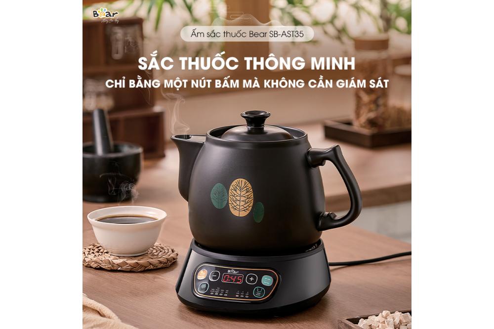 Ấm sắc thuốc Bear SB-AST35 Dung tích 3,5L