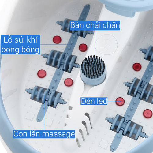 Cấu tạo của bồn ngâm chân 